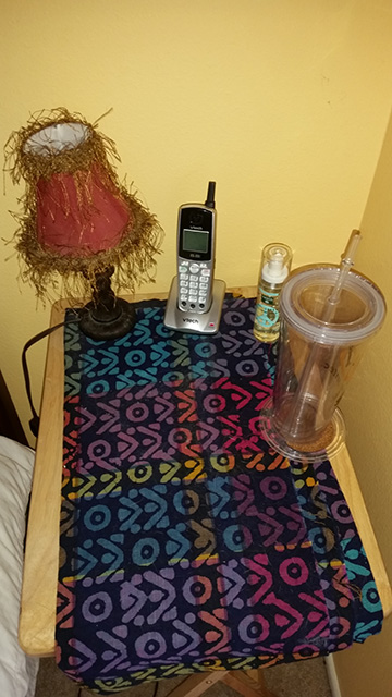 image of bedside table